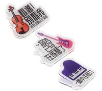 TOYANDONA Porte-partitions Musique Lot de 3 Clips pour Feuilles D'instruments Piano Guitare Violon Trombones Notes de Musique Support Pratique pour Musiciens et Étudiants