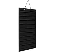 TOYANDONA Porte-pince à Griffes Mural Pliable en Feutrine Noire, Support Rangement Accessoires Cheveux pour Garçon et Filles, Organiseur Suspendu pour Barrettes et Nœuds, Chambre
