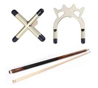 TOYANDONA Porte-queues de Billard Forme Bois de Cerf 2 Pcs Structure Stable en Métal et Accessoires Créatifs pour ou Usage Professionnel Amateurs
