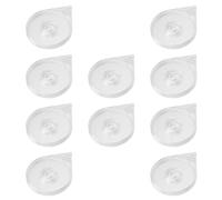 TOYANDONA Porte-ruban Adhésif pour Ongles 10 Pièces en Acrylique Transparent pour Nail Art, Distributeur de Lignes Manucure Pratique, Accessoires de Rangement pour Bandes Adhésives DIY