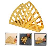 TOYANDONA Porte-serviettes Métallique Doré Design Moderne pour Restaurant et Cuisine Support Pratique pour Serviettes sur Table Accessoire Chic pour Usage Domestique et Professionnel