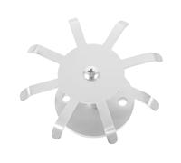 TOYANDONA Porte-ustensiles Cuisine Sous Meuble Rotatif 8 Crochets Acier Inoxydable Conception Suspendue Multifonction Cuisine Et Rangement Mural