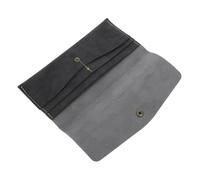 TOYANDONA Portefeuille Enveloppe Cuir Noir Organisateur de Cartes de Crédit avec Système de Gestion Budgétaire Multi-Cartes pour Homme et Femme Portefeuille Pratique et Réutilisable
