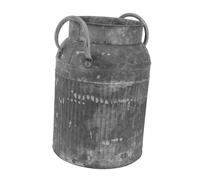 TOYANDONA Pot à Lait Vintage Métal pour Décoration de Fleurs Intérieure Vase Rétro pour Arrangements de Fleurs Séchées Centre de Table Rustique pour Salon et Bureau Grand Modèle Style