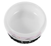 TOYANDONA Pot de Fleurs Hydroponique en Céramique avec Soucoupe Grand Jardinière Large de Lotus pour Plantes Succulentes et Nénuphars D’Intérieur Récipient Décoratif Zen pour Bureau et