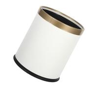 TOYANDONA Poubelle de Salle de Bain Capacité Importante Bac à Déchets Plastique Blanc pour Cuisine Bureau et Salon Corbeille à Ordures Double Polyvalente