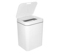 TOYANDONA Poubelle Intelligente à Capteur sans Contact 16 Litres, Recharge USB Rapide, Fermeture Hermétique, Design Blanc, Cuisine et Maison, Gestion Pratique des Déchets Quotidiens