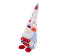 TOYANDONA Poupée GNOME d'anniversaire en Peluche Tissu Léger Décor de Table Adorable Rudolph Le Nain sans Visage Décoration Festive pour Anniversaire et Intérieur Joyeux