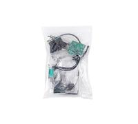 TOYANDONA Préampli Micro Piézo pour Ukulélé Uk200 Noir avec Contrôle de Volume et Basses, Capteur Piézo à 2 Bandes en Plastique et Métal, Accessoire Musical Essentiel