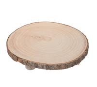 TOYANDONA Présentoir à Cupcakes en Bois Massif Multifonction 25-30 Cm avec Pieds 4 Cm, Support Décoratif Rustique pour Fleurs, Desserts et Pâtisseries, Plateau de Table Intérieur Polyvalent