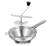 TOYANDONA Presse-purée Manuel Acier Inoxydable Moulin à Pommes de Terre Facile à Utiliser avec Poignée Ergonomique pour Purée Rapide et Pratique