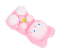 TOYANDONA Presser Anti-Stress de Chat Fraise, Petit Doux et Moelleux, Peluche Interactive Compacte pour Garçon et Filles, Adolescents et Animaux de Compagnie, pour Détente et Jeu Intérieur