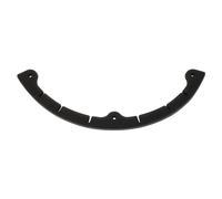 TOYANDONA Protection Anti-Chocs pour Planche de Skateboard Protège-Bords en Caoutchouc Résistant Taille Grosse Trois Trous Couleur Noire 1 Pièce pour Absorption des Chocs et Usage