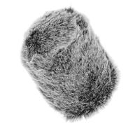 TOYANDONA Protection Vent pour Microphone Bonnet Poilu Noir Blanc Gris Accessoire Mic Pratique Filtre Pop Housse et Facile à Installer