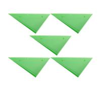 TOYANDONA Protections d'angle Triangulaires pour Foot, 5 Pièces en Plastique Solide Vert, Coussins de Bord Résistants à l'usure, Accessoires pour Protection Coin de Table de Jeu