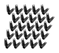 TOYANDONA Protections pour Queues en Plastique 8 Mm, Lot de 50 Pièces, Accessoires Solide pour Tir à l'arc, Compatibles Flèches en Bois et Bambou, Accessoires Professionnels et Tir