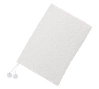 TOYANDONA Protège Cahier A5 en Polyester Blanc, Couverture Réglable et | Agendas et Livres à Couverture Rigide, Collection Personnelle, Bureau, Motif Imprimé, Usage Solide