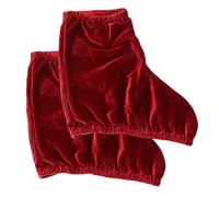 TOYANDONA Protège-Patins à roulettes en Tissu Polyester Extensible Antidérapant, Couvre-Chaussures de Patinage Artistique Unisexe Rouge, 1 Paire, Protection Rayures pour Roller et Patin