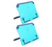 TOYANDONA Pupitre pliable 2 pièces : support de livre réglable en plastique, pupitre de bureau pour partitions de musique, pour étudiants, musiciens, maison, salle de classe, lecture