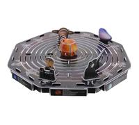 TOYANDONA Puzzle 3D Éducatif Système Solaire en Papier Jeu de Puzzle d'apprentissage Portable 8 Planètes pour Garçon et Filles pour Éveil
