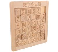 TOYANDONA Puzzle Coulissant en Bois de Bouleau 1-35 Chiffres, Jeu Éducatif Montessori pour Garçon et Filles, D’éveil aux Nombres et Raisonnement Logique, pour Apprentissage Précoce