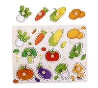 TOYANDONA Puzzle Éducatif Bois pour Garçon Fille Jeu de Jigsaw Créatif pour Éveil et Motricité Fine des Tout-Petits