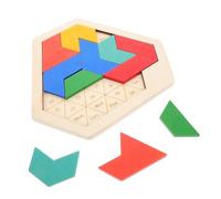 TOYANDONA Puzzle Hexagonal Bois Éducatif pour Garçon Fille et Adultes Jeu de Géométrique Stem Montessori Créatif pour et Développer Les Compétences Cognitives