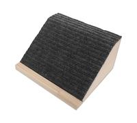 TOYANDONA Rampe pour Chien en Bois Naturel 30x26x15 Cm, Surface Feutrée Antidérapante, Capacité 70 Kg, Rampe D’intérieur pour Animaux Âgés et Blessés, Accès Lit et Escalier Sécurisé
