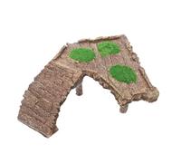 TOYANDONA Rampe pour Tortues en Résine Floquée Grosse Taille, Plateforme de Repos Imitation Bois pour Reptiles et Amphibiens, Échelle D’Escalade Robuste, Terrasse de Bronzage pour Tortues