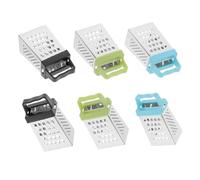 TOYANDONA Râpe à Aliments Mini 6pcs en Acier Inoxydable Base Antidérapante et Quatre Faces pour Râper Fromage, Carottes et Pommes de Terre Cuisine