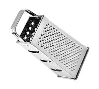 TOYANDONA Râpe Multifonction en Acier Inoxydable 9 Pouces à 4 Faces, Trancheuse à Pommes de Terre et Légumes, Ustensile la Cuisine Inox pour Fromage, Carottes et Fruits, Outil Compact