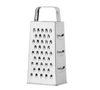 TOYANDONA Râpe Multifonction Résistante Chaleur en Acier Inoxydable Argenté 4 de Coupe Résistante la Chaleur pour Fruits et Gingembre Placard ou Plan de Travail