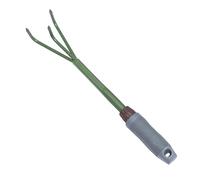 TOYANDONA Râteau de Jardinage Dents Acier Portable Outil et Durable pour Désherbage et Labour Kit de Fournitures pour Jardin Pelouse et Parc Usage Extérieur et Intérieur Vert
