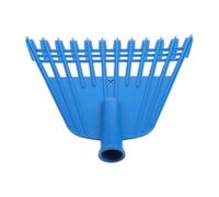 TOYANDONA Râteau Large Bleu en PP à 12 Dents pour Étalage de Grains et Nettoyage de Plate-Bandes, Outil Polyvalent pour L'entretien du Jardin Ramassage de Feuilles