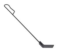 TOYANDONA Râteau pour Barbecue Outil de Nettoyage Noir Inoxydable pour Éliminer Cendres et Débris Outil Pratique pour BBQ à et Plein Air