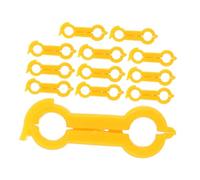 TOYANDONA Redresseur De Pattes Pour Perroquets Et Oiseaux, Attelle Douce En Matériau Confortable, Lot De 12 Pièces, Correction Des Pattes Tournées Vers L'intérieur, Usage Volaille Et Oiseaux Exotiques