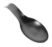 TOYANDONA Repose-cuillère en Acier Inoxydable Noir, Support de Louche Solide, Porte-ustensiles Compact Cuisine, Dosette à Usage Quotidien et Buffet, Accessoire Pratique pour Table