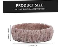 TOYANDONA Resin Reptile Water Bowl and Feeding Dish for Turtles and Lizards Durable Smooth Surface Pet Water Basin for Worms Food Easy to Clean Turtle Dish