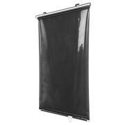 TOYANDONA Rideau d'Intimité Cuisine sans Perçage 40X125 CM Noir à Ventouse en PVC Résistant Anti-UV Couvre-Fenêtre Multifonction pour Fenêtre de Maison et Balcon
