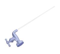 TOYANDONA Robinet Invisible de Jardin Pourpre en Résine, Sculpture Réaliste | Effet D’écoulement Simulé, pour Bassin et Aquarium, Projet Créatif, Ambiance Magique