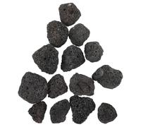 TOYANDONA Roches Décoratives en Pierre Volcanique pour Aquarium Eau Douce et Jardinières, Pierres Poreuses Noires pour Ornement Intérieur et Extérieur