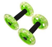 TOYANDONA Roue Abdominale Double pour Abdominaux Core Training avec Poignées Antidérapantes Éponge Stabilité Renforcée pour Fitness Maison Renforcement Bras et Dos