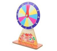 TOYANDONA Roue de Jeu Rotative Portable avec Support et Pointeur Accessoire de Fête et Tombola pour Événements Jeux de Hasard et Animation Familiale