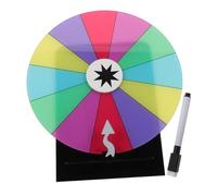 TOYANDONA Roue de Récompenses Rotative Acrylique pour Table Tableau Effaçable à Sec Rotation Fluide Adaptée Aux Jeux de Fête Mariage et Carnaval