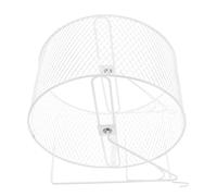 TOYANDONA Roue Exercice Silencieuse pour Hamster Roue de Course Métal Blanc pour Chinchillas Jouet Exercice pour Petits Animaux de Compagnie Cage