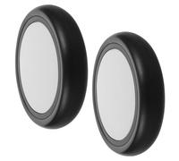 TOYANDONA Roues de Rechange pour Poussette Bébé en Caoutchouc Lisse, Paire de Roues Arrière Universelles, Compatibles Multi-modèles, Absorption des Chocs, Utilisation Extérieure Quotidienne