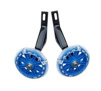 TOYANDONA Roues Stabilisatrices Universelles pour Garçon Fille Roues Entraînement avec Support Métallique Accessoire de Sécurité pour Apprentissage du Cyclisme Bleu