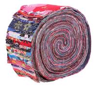 TOYANDONA Rouleau de Bandes en Tissu de Coton 100% Pur, 36 Pièces 6,25 X 100 Cm, Tissu Patchwork Coloré pour Quilting DIY, Assortiment Artisanal pour Couture, Décoration et Accessoires