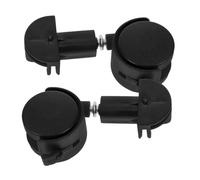 TOYANDONA roulettes Pivotantes pour Cage d'animaux en Plastique Lot De 2 Silencieuses Et Solide Accessoires De Cage Compatible Divers Modèles Facile à Installer