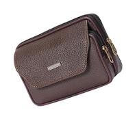 TOYANDONA Sac Banane Homme Cuir pour Téléphone Portable Pochette de Sport Multifonctionnelle Portefeuille Zippé de Rangement pour Clés